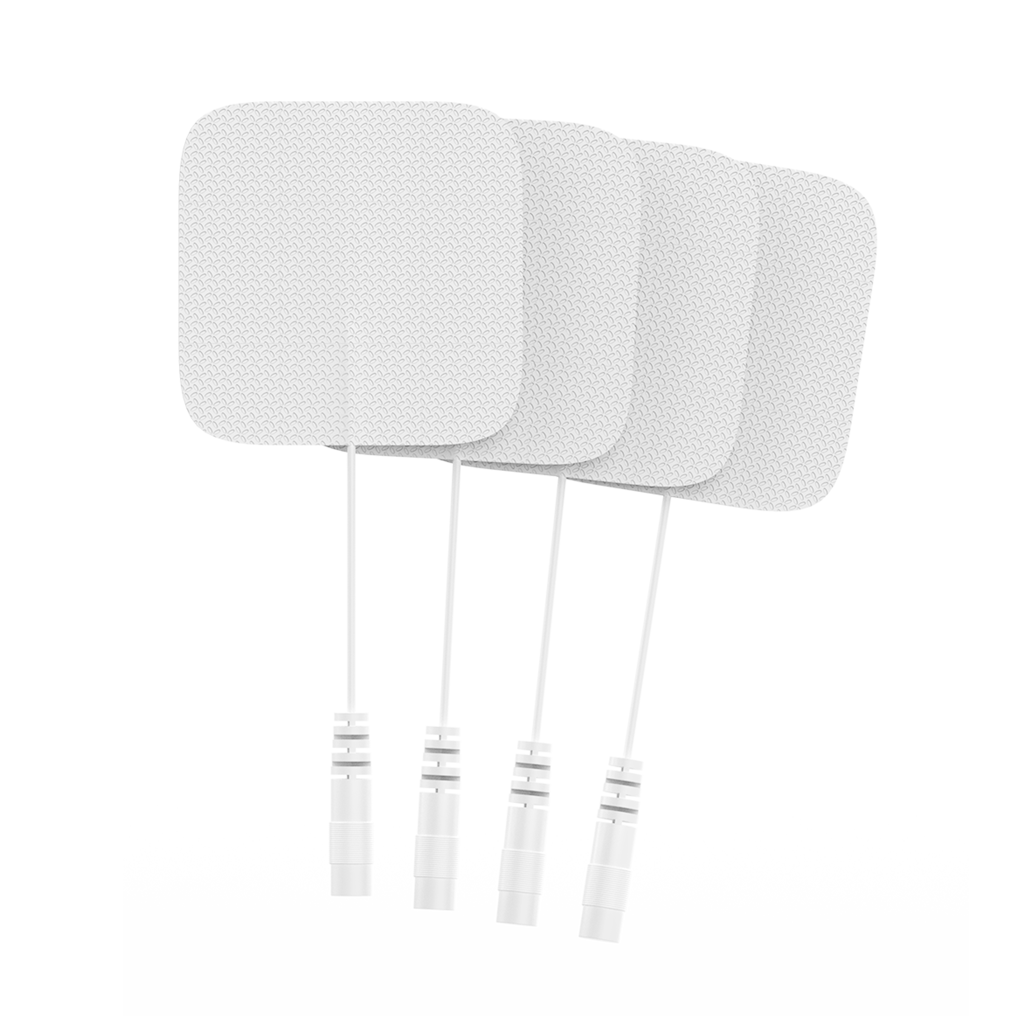 TENS elektrodepadder 4-pack – selvklebende elektroder til TENS-apparat for smertelindring og muskelstimulering.