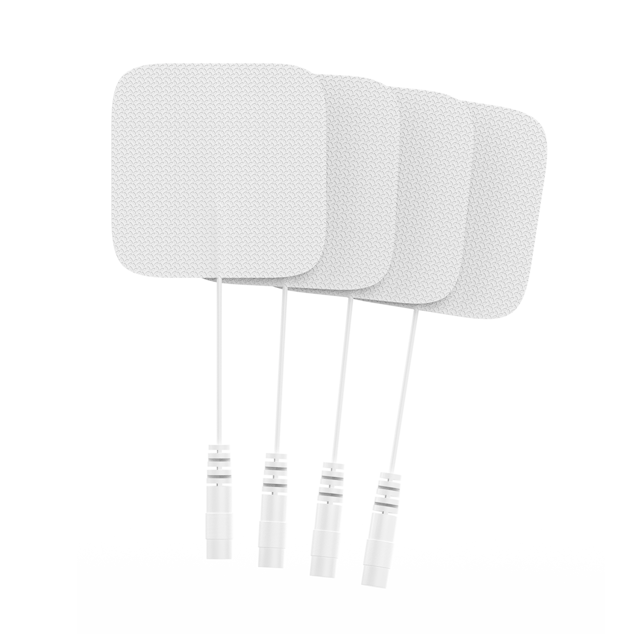 TENS elektrodepadder 4-pack – selvklebende elektroder til TENS-apparat for smertelindring og muskelstimulering.